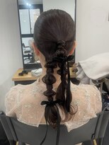 ウル 岡山駅店(ULu.)&nbsp;結婚式ヘア　岡山ヘアセット