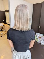ヘアショップエヌアンドエー 久喜 栗橋店(hairshop N&A)&nbsp;透明感ハイトーンボブ！顔まわり小顔見えのストレート