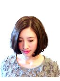 クラシカル大人ボブ～グレージュカラー～