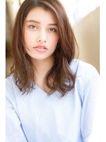 ニュアンスエアリーカール大人かわいいミディひし形シルエット