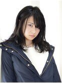 【コトノハ】黒髪でもラフな抜け感　小顔ストレートスタイル♪