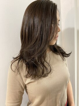 グランドライン(GRAND LINE) 《GRANDLINE松本》ブリーチなしセミロングニュアンスカラー