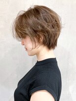 アルバム 新宿(ALBUM SHINJUKU)&nbsp;エアリーベージュショート_セシルカットココアブラウン_ba301202