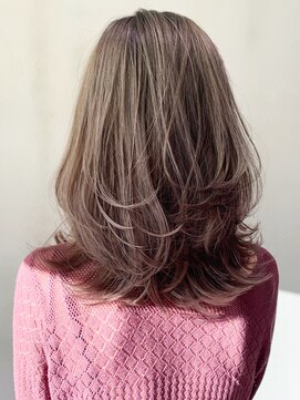 アルバム 銀座(ALBUM GINZA) レイヤーカット_エアリーミディショートパーマ_ba314931