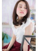 ヘアアンドビューティー ミック(Hair & Beauty miq)&nbsp;ダークアッシュｘアシンメトリー無造作ワンカールc1