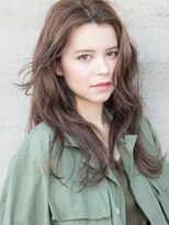 メイクス 表参道(MAKE'S omotesando)&nbsp;エアリーミディ/前髪無し/イメチェン/イヤリングカラー