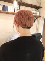 エル(EL by green)&nbsp;ハイトーン　ピンク　ウェットヘア　韓国マッシュ