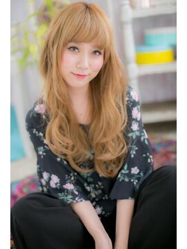 ミック ヘアアンドメイク アップ 駒込店(miq Hair&Make up) オレンジブラウン★外国人風小顔ゆるふわカールc1