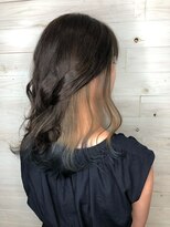 ジュジュル 稲毛本店(jujur)&nbsp;透明感カラー/ロング/カーキグレージュ/大人かわいい【稲毛】