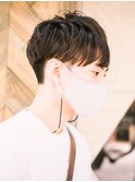 メンズ ツーブロック刈り上げニュアンスマッシュ