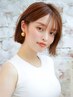 【爽快×ヘアケア】カット+白髪染リタッチ+プリフィカ3StepTr+炭酸スパ￥9000