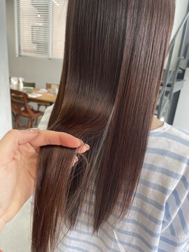 ヘアー アイス 御器所本店(HAIR ICI) 20代30代40代髪質改善酸熱トリートメント艶感ストレート