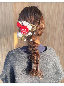 ブーケ(bouquet) 卒業式の編み下しセット♪