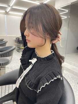 ロンド マーレ 天神大名店(Lond mare) 大人ガーリー　韓国ヘア　レイヤーカット　顔まわりカット　韓国