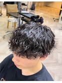【Nishida】波巻きツイスパMIXパーマ