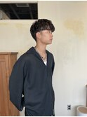 センターパート/メンズパーマ/刈り上げ/フェード/湘南台
