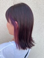 ゴットラトゥール(GOTTO LATOUR)&nbsp;インナーカラーパープルのツヤ髪カラー