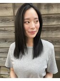 黒髪ストレート☆