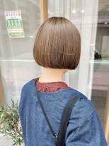 ウティ(outil)&nbsp;ボブスタイル＿パツッとボブ＿ミルクティーベージュ