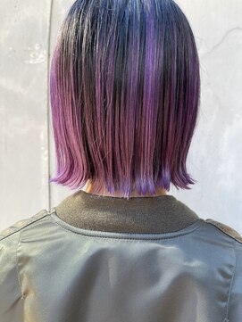 ゴカンムード(Gokan mood) nakasone ボブ根元の地毛をお洒落に見せるカラー