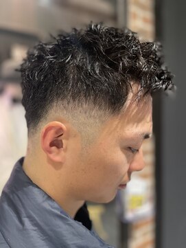 ヒロギンザ 大阪本店(HIRO GINZA) フェード×ショートツイスパ