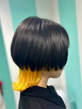 マティーナ ヘアー 池袋(Matina hair) 【クラゲヘア×インナーカラーイエロー】20代30代40代50代