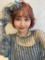 ルル(LuLu by KENJE)&nbsp;ピンクベージュ×ショート【藤沢/ヘッドスパ/艶髪/髪質改善】