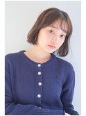 【Gallica】柔らかふんわりボブ/ゆるふわボブ/斜め前髪