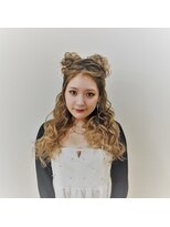 横濱ハイカラ美容院(haikara美容院)&nbsp;ハーフツイン　ディズニーヘア