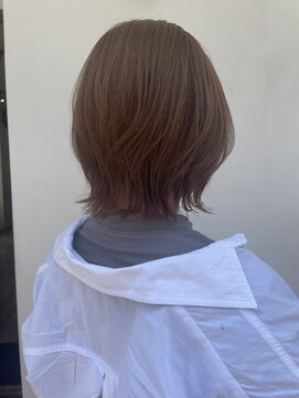 ヘアーメイクパウダー 天王寺寺田町店(Hair make powder) 大人可愛い20代30代40代50代小顔ウルフレイヤーボブ