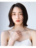 20代30代大人かわいいナチュラル暗髪エアーストレートヘア