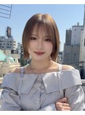 くびれボブ/レイヤーボブ/外ハネボブ/顔まわりレイヤー