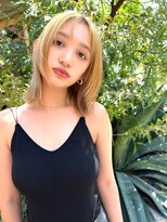 メーヴェ(Mowen) mowen×ブランドベージュ×顔周りレイヤー