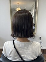 ヘアーズラボ(Hair’s Lab.)&nbsp;顎ライン切りっぱなしボブ