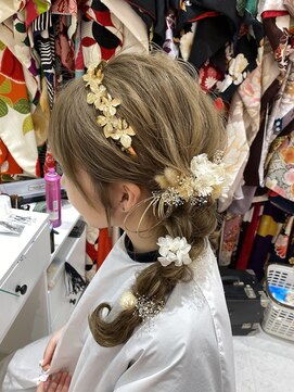 アイベックヘアー 編み下ろし