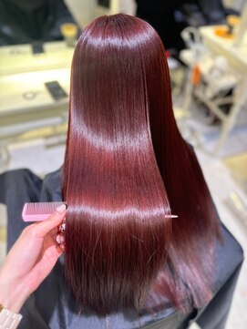 アソビ 表参道(ASOBI) ラベンダーピンク/小顔/ワンレン/髪質改善/前髪