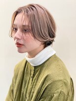 アルバム 銀座(ALBUM GINZA)&nbsp;ショート美髪おくれ毛前髪カット_F20322