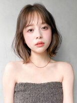 アプリコットオレンジくびれヘアハイライトカラー夏