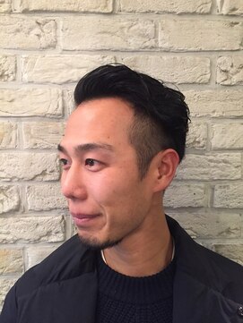 グラッドバーバードットエビス 恵比寿(GLAD BARBER. EBISU) サーフカール/スパイキーショート/ブルーブラック[恵比寿]