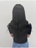 ブルベ冬にオススメ！漆黒ロング！