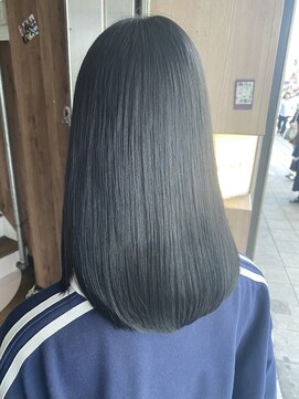 アヴァンス 天王寺店(AVANCE.) 暗髪透明感カラー×シアーブラック