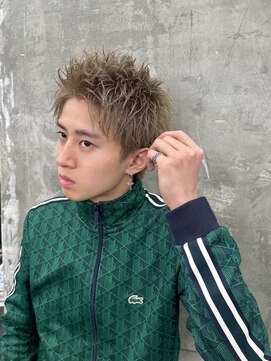 メンズサロン キング 心斎橋店(Men’s salon K!ng) 波巻きツイストスパイラルパーマ/フェザーパーマ/眉毛/メンズ