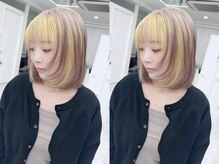 【心斎橋エリア最安値*インナーカラー】インナーブリーチ1回+オンカラー