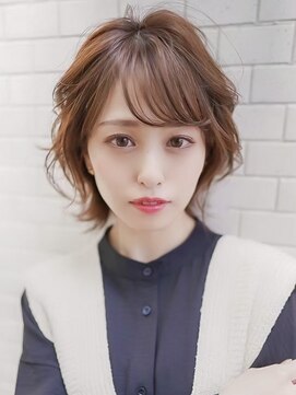 ギークス(GEEKS) 【GEEKS渋谷】レイヤーボブ/くびれボブ/ブラウン/冬カラー/小顔