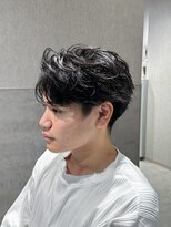 テクト バイアッシュ 吉祥寺店(Tect by Ash)&nbsp;フェザーパーマセンターパート毛流れパーマニュアンスパーマ