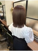 髪質改善_切りっぱなしボブ