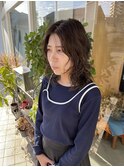 ナチュラル感◎ ラフウェーブパーマ