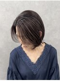 【ハイライト】ベージュハイライトバレイヤージュ
