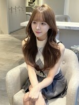 マインバイアフロートギンザ(MYNE by AFLOAT GINZA)&nbsp;レイヤーカット/顔周りカット/ミルクティーブラウン