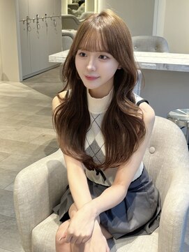 マインバイアフロートギンザ(MYNE by AFLOAT GINZA) レイヤーカット/顔周りカット/ミルクティーブラウン